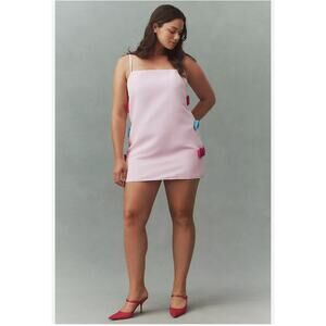 Sachin & Babi Claudia Bow Mini Dress Light Pink Tank Dress